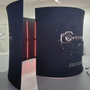 backdrop led 360 videobooth pro enclosure